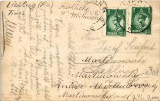 1941 Lippa, Lipova; utca, Japonia szálloda, kávéház és étterem / street, hotel, cafe and restaurant....