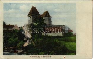Szászivánfalva, Eibesdorf, Ighisu Nou; Kirchenburg. Jos. Drotleff / vártemplom / castle church (felszíni sérülés / surface damage)