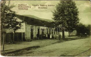 1931 Nándorhegy, Otelu Rosu, Ferdinand, Ferdinandsberg; G. Fáskerty üzlete / Pravalia / Warenhaus / shop (Rb)