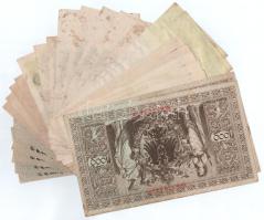 Németország 1910. 1000M "piros pecsét" (2db) + 1914. 2M (4db) + 1920. 1M (7db) + 1923. 20....