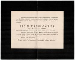 1887-1926 5 db felvidéki gyászjelentés (Késmárk, Rozsnyó)