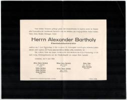 1887-1926 5 db felvidéki gyászjelentés (Késmárk, Rozsnyó)