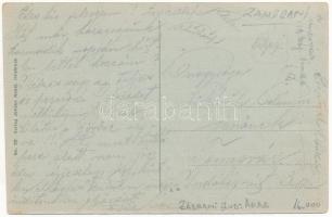 1905 Temeshidegkút, Hidegkút, Sabran-Guttenbrunn, Zabrani; Hosszú utca. Johann Nebel kiadása / stree...