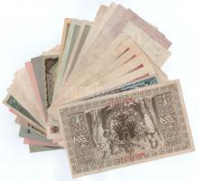 Németország 28db-os bankjegytétel az 1910-1920-as évekből T:II-III közte több szép papír
Germany 28...