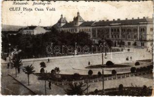 1927 Kolozsvár, Cluj; Bocskay tér / Piata Cuza Voda / square (EK)