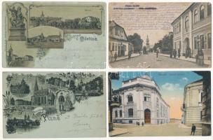 9 db RÉGI cseh, lengyel és ukrán város képeslap vegyes minőségben, lithok is / 9 pre-1945 Czech, Pol...