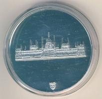 DN "Magyar Köztársaság Országgyűlése-Parlament" ffém emlékérem T:PP Díszdobozban!