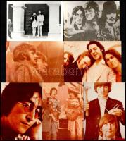 Beatles együttesről és tagjairól készült 7 db fotó, későbbi előhívás, 9x12,5 cm