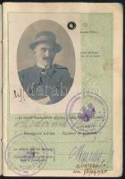 1924 Győr, Magyar Királyság által kiállított fényképes útlevél