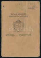 1924 Győr, Magyar Királyság által kiállított fényképes útlevél