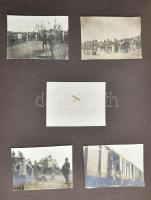 1926 A Nemzeti Nagytábor fényképei, fotóalbum beragasztott képekkel, 4×5,5 cm