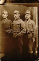 ~1917 Első világháborús osztrák-magyar katonák / WWI K.u.k. military, soldiers. photo (EK)