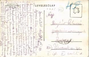 1942 Budapest, Chinoin SE (Sportegyesület) zászlószentelési ünnepélye a focipályán