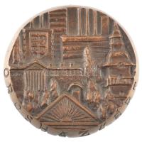 DN Orosházáért egyoldalas, öntött bronz emlékérem (72mm) T:1-