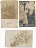 11 db RÉGI első világháborús osztrák-magyar katonai képeslap, tábori posta és fotó vegyes minőségben...