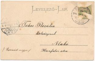 1904 Sepsiszentgyörgy, Sfantu Gheorghe; Izraelita templom, zsinagóga. Benkő M. kiadása / synagogue (...