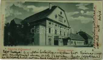 1899 (Vorläufer) Kolozsvár, Cluj; Nemzeti színház. Ferencz és Társa fényképészeti műterméből / theatre (kis szakadás / small tear)