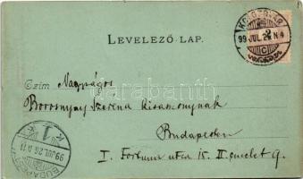 1899 (Vorläufer) Kolozsvár, Cluj; Nemzeti színház. Ferencz és Társa fényképészeti műterméből / theat...