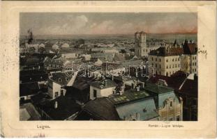 1912 Lugos, Lugoj; Román-Lugos látképe / general view (fl)