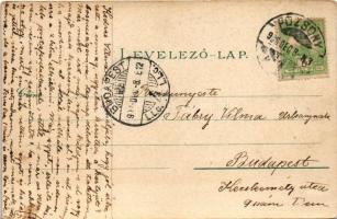 1906 Dévény, Theben a. d. Donau, Devín (Pozsony, Bratislava); látkép / general view (EK)