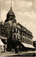 1929 Kaposvár, Turul szálloda, Kisgazda és Kisiparos Takarékpénztár, Fenyvesi Béla üzlete