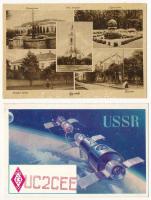 5 db modern reprint képeslap cséplésről + 5 modern színész motívum képeslap + 1 USSR szovjet űrhajós...