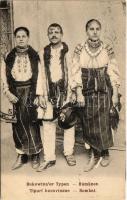 1906 Bukowinaer Typen, Rumänen / Romani Tipuri bucovinene / Román népviselet Bukovinából