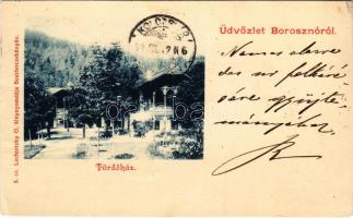 1899 (Vorläufer) Borosznó, Brusznó, Brusno; fürdőház. Lechnitzky O. 3. sz. / spa (EK)