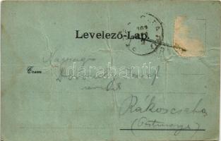 1902 Komárom, Komárnó; Ha egész nap a kocsmát járom, jaj de furcsa ez a Komárom! Humoros részeges mo...