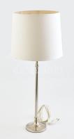 Asztali lámpa, ernyővel, működik, kopásokkal, m: 62 cm
