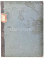 1885-1886 A Győri Híradó vegyes számai könyvbe kötve, szakadásokkal