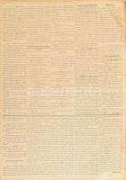 1891-1892 A Győri Hírlap vegyes számai könyvbe kötve, szakadásokkal