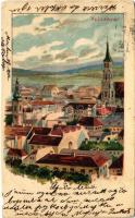 1903 Kolozsvár, Cluj; Kosmos 75. litho s: Geiger R. (szakadás / tear)