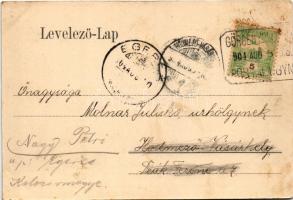 1904 Görgénysóakna, Görgény-Sóakna, Jabenita; gyógyterem, fürdő. Heiter Gg. fényképész felvétele / s...