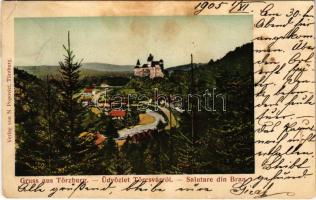 1905 Törcsvár, Törzburg, Bran-Poarta, Bran; N. Popovici (EK)