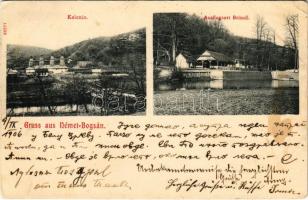 1906 Boksánbánya, Németbogsán, Deutsch-Bogsan, Bocsa Montana; Kolczán, Ausflugsort Bründl (EK)