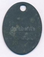 1923. "Budapest ebvédjegy" Zn ebvédjegy "2815" szériaszámmal T:3 korrózió