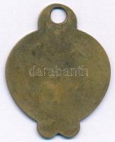 Budapest 1929. Cu-Zn ebvédjegy "15301" szériaszámmal T:2 patina