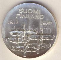 Finnország 1967. 10M Ag "Függetlenség 50. évfordulója" T:BU