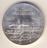 Finnország 1967. 10M Ag "Függetlenség 50. évfordulója" T:BU