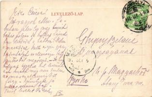 1912 Zsombolya, Hatzfeld, Jimbolia; Római katolikus templom. W.L. Bp. 6653. / Catholic church (EK)