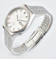 Seiko automata óra, gyári dobozában, dátumkijelzővel, jó állapotú, működik. d: 35mm