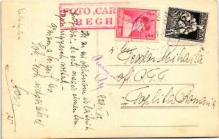 1929 Palotailva, Lunca Bradului; utca, Konnert vendéglő street, restaurant. photo