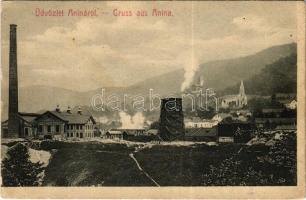 1906 Anina, Stájerlakanina, Steierdorf; vasgyár. Viktor Félser kiadása / iron works, factory (EK)
