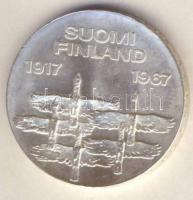 Finnország 1967. 10M Ag "Függetlenség 50. évfordulója" T:BU