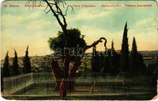 1917 Hebron, Abrahams Oak + Feldpost Mil. MIss. Jerusalem (EK)