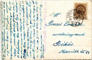 1940 Nagyvárad, Oradea; bevonulás, "Isten hozott szép magyar leventék, aranyos vitézek!" d...