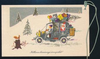 Gobbi Hilda (1913-1988) színésznő autográf sorai üdvözlő kártyán