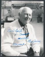 Kiss Ferenc, (1893-1978.)színész autográf dedikálással ellátott fotója 9x12 cm