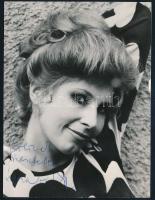 Lehoczky Zsuzsa (1936- ) színésznő autográf dedikálással ellátott fotója 10x12 cm
